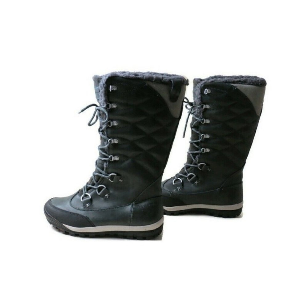 Bearpaw Women's Isabella Grey Winter Snow Boots 10